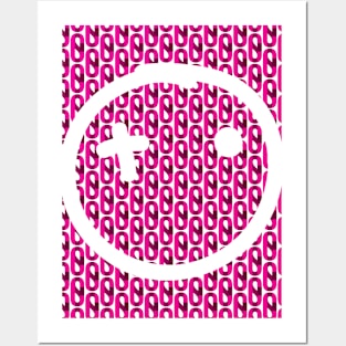 CSOC Pink Monogram Fill Posters and Art